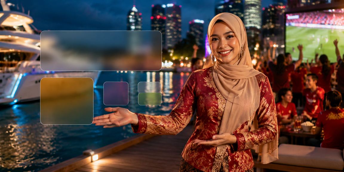Hiburan kasino Kota Bharu bergaya Melayu dengan suasana malam yang meriah