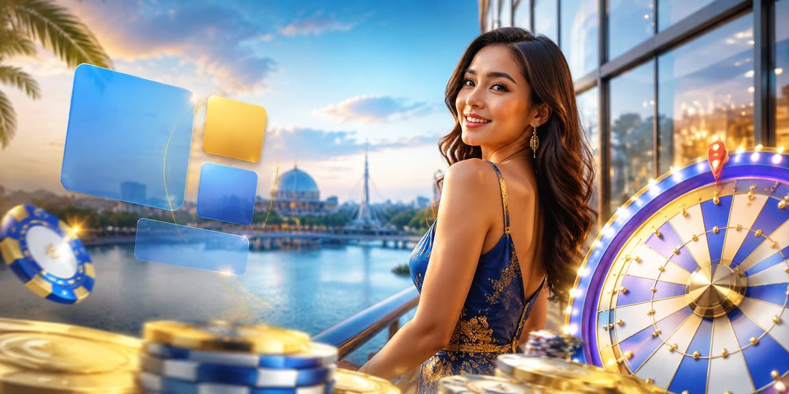 Permainan roulette bergaya Putrajaya dengan suasana kasino mewah